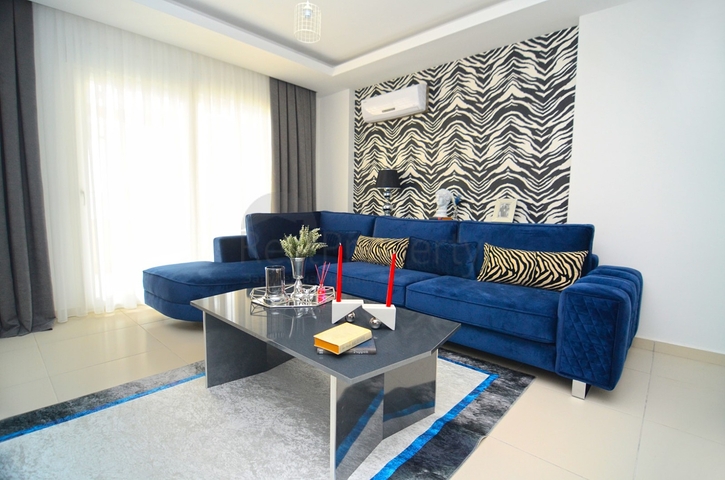 Квартира с одной спальной комнатой в районе Махмутлар