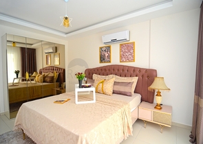 Квартира с одной спальной комнатой в районе Махмутлар