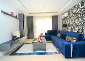 Квартира с одной спальной комнатой в районе Махмутлар