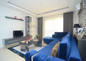 Квартира с одной спальной комнатой в районе Махмутлар