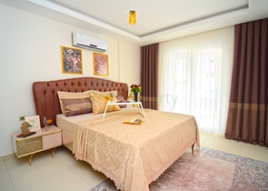 Квартира с одной спальной комнатой в районе Махмутлар