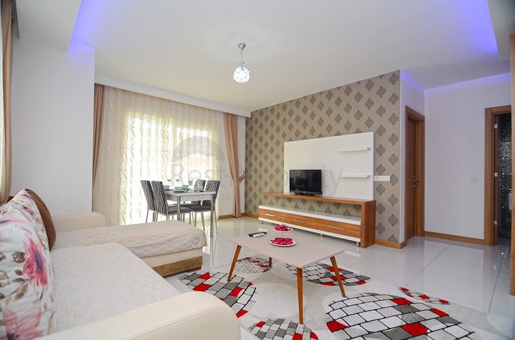 Меблированная квартира с одной спальней в Махмутларе