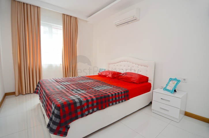 Меблированная квартира с одной спальней в Махмутларе