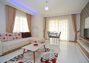 Меблированная квартира с одной спальней в Махмутларе