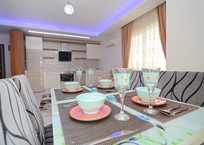 Меблированная квартира с одной спальней в Махмутларе