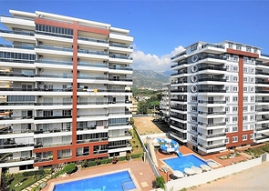 Квартира студия с мебелью в районе Махмутлар