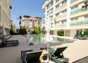 Пентхаус 2+1 в комплексе в 250 до моря в Анталии