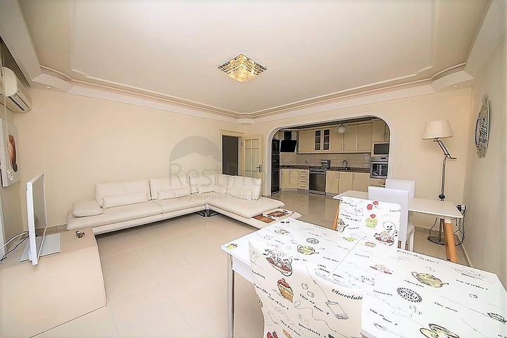 Меблированная квартира с двумя спальнями в Махмутларе