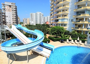 Меблированная квартира с двумя спальнями в Махмутларе