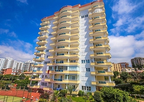 Меблированная квартира с двумя спальнями в Махмутларе