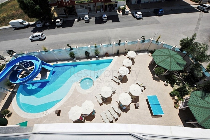 Большой пентхаус с видом на море в районе Махмутлар