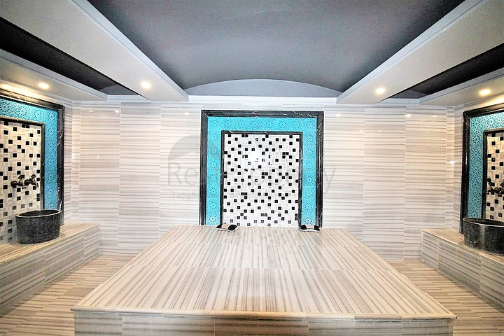 Большой пентхаус с видом на море в районе Махмутлар