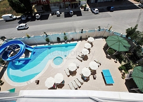 Большой пентхаус с видом на море в районе Махмутлар