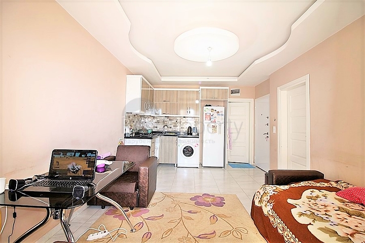 Квартира с одной спальной комнатой в районе Махмутлар