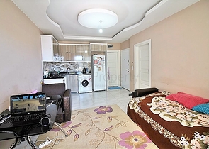 Квартира с одной спальной комнатой в районе Махмутлар