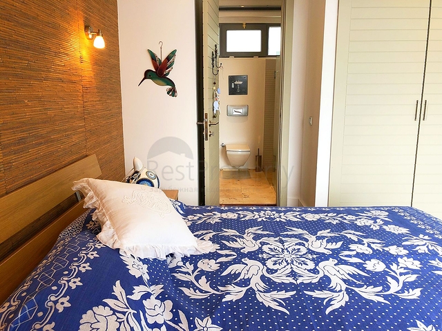 Мебелированная квартира с панорамным видом на море в Бодруме