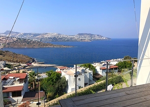 Мебелированная квартира с панорамным видом на море в Бодруме