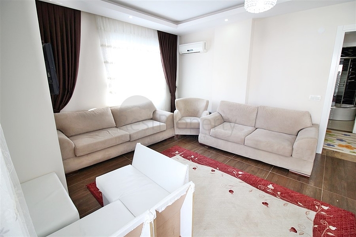 Двухкомнатная квартира с мебелью в районе Махмутлар