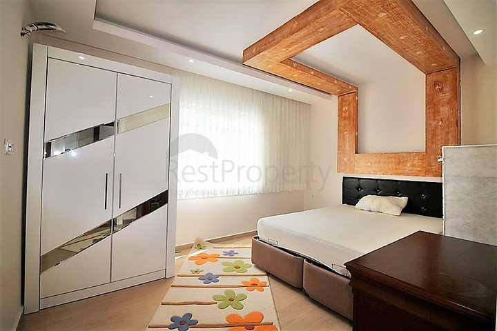 Двухкомнатная квартира с мебелью в районе Махмутлар