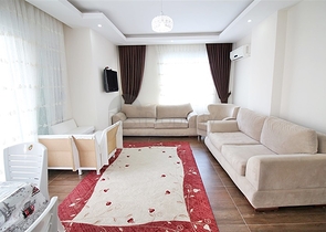 Двухкомнатная квартира с мебелью в районе Махмутлар