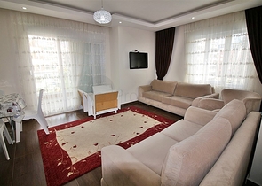 Двухкомнатная квартира с мебелью в районе Махмутлар