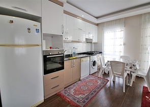 Двухкомнатная квартира с мебелью в районе Махмутлар