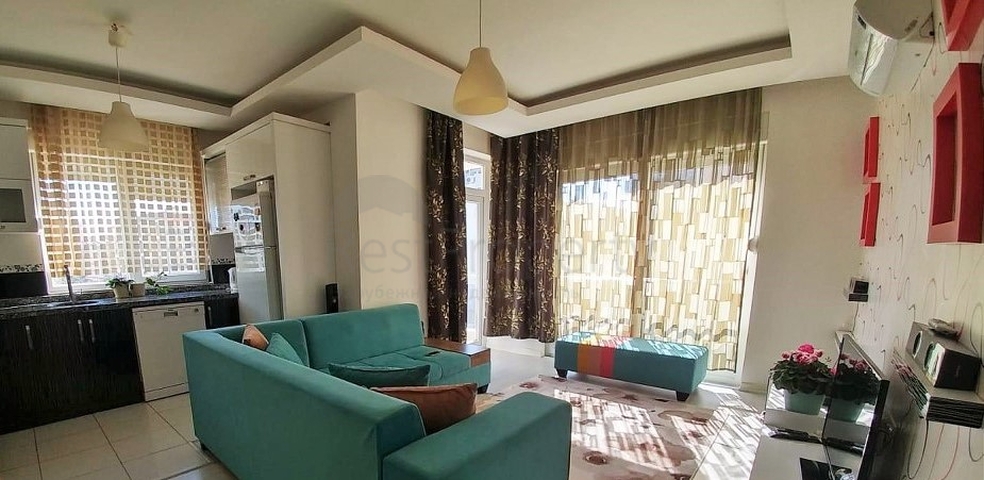 Квартира 1+1 с мебелью в микрорайоне Хурма Коньяалты