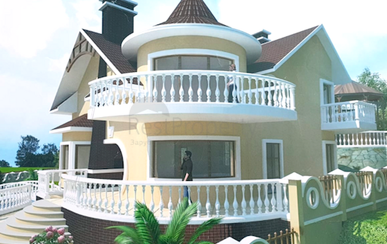 Земля 11.5 соток на продажу с готовым проектом виллы в Гейнюке