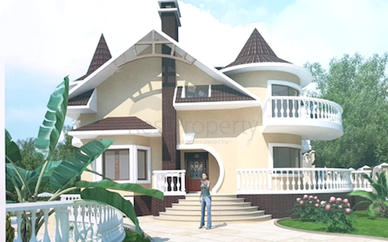 Земля 11.5 соток на продажу с готовым проектом виллы в Гейнюке