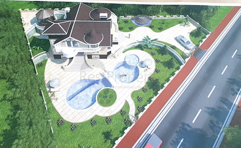 Земля 11.5 соток на продажу с готовым проектом виллы в Гейнюке