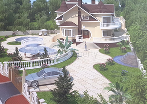 Земля 11.5 соток на продажу с готовым проектом виллы в Гейнюке