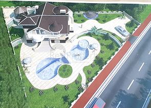 Земля 11.5 соток на продажу с готовым проектом виллы в Гейнюке