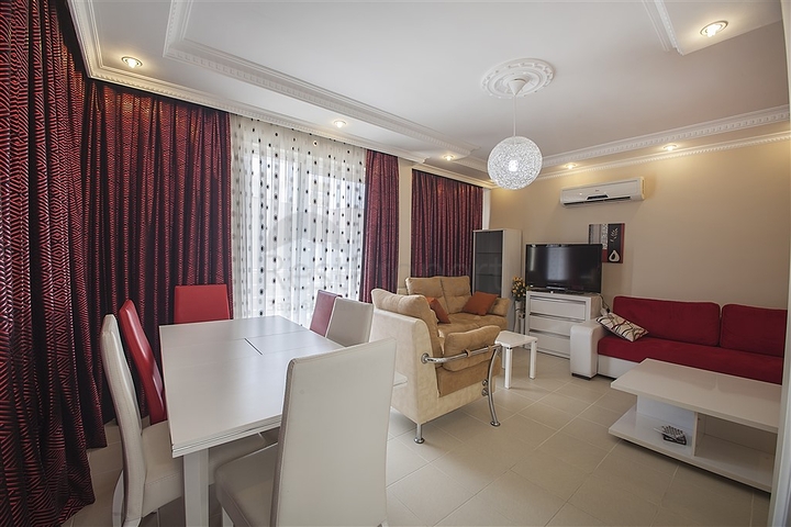 Большой меблированный пентхаус в районе Махмутлар