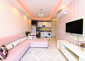 Двухкомнатная квартира с мебелью в комплексе класса люкс