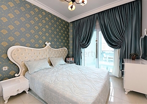 Двухкомнатная квартира с мебелью в комплексе класса люкс