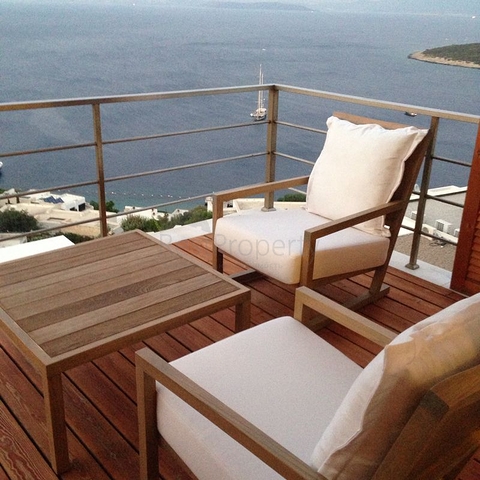 Квартира 2+1 с панорамным видом на Оливковый холм в Бодруме