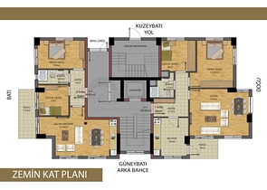 Проект офф-плана в центре  города Анталии