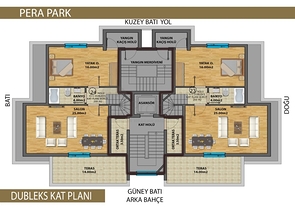 Проект офф-плана в центре  города Анталии
