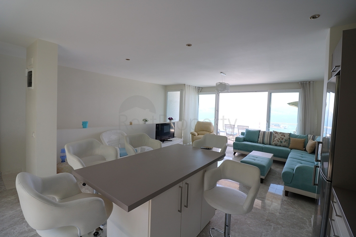 Квартира 2+1 в Бодруме с видом на море