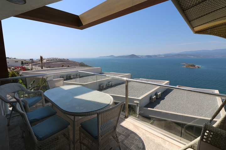 Квартира 2+1 в Бодруме с видом на море