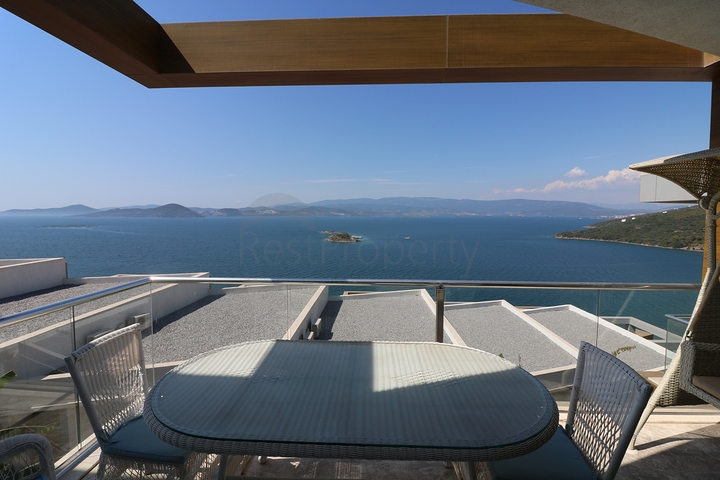 Квартира 2+1 в Бодруме с видом на море