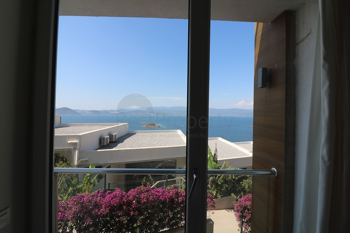 Квартира 2+1 в Бодруме с видом на море