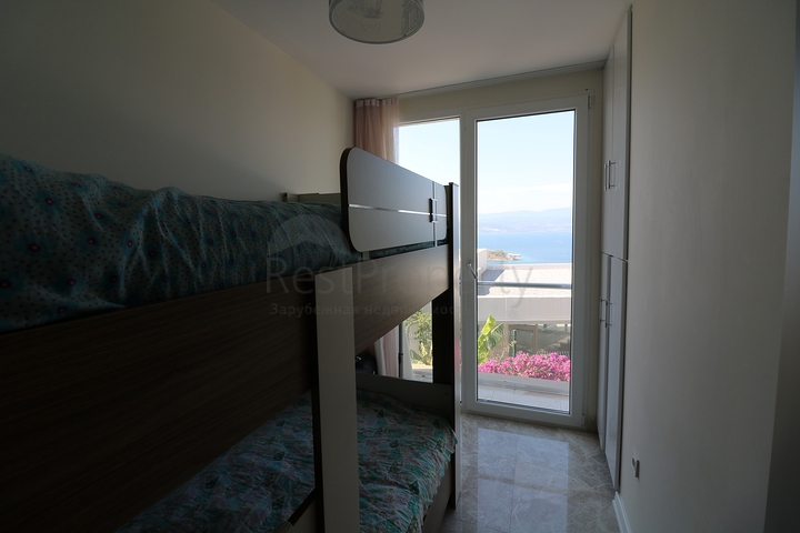 Квартира 2+1 в Бодруме с видом на море