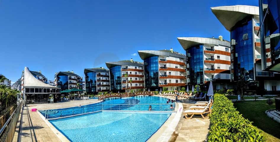 Квартира 2+1 с мебелью в комплексе отельного типа в Анталии