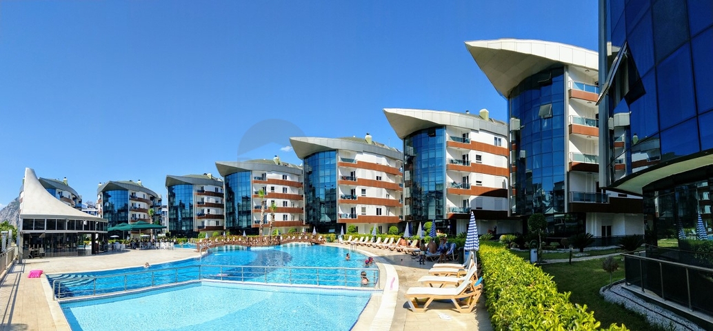 Квартира 2+1 с мебелью в комплексе отельного типа в Анталии