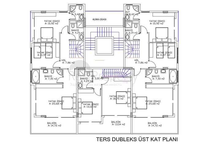 Квартиры планировок 1+1, 2+1 и 3+1 в районе Каргыджак
