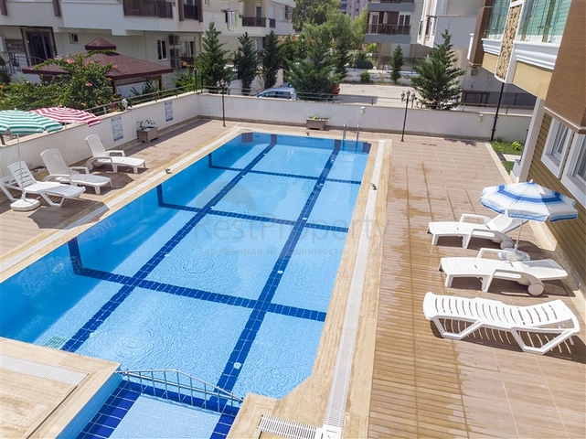 Квартира 2+1 в комплексе рядом с Боачай каналом в Коньяалты