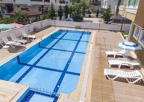 Квартира 2+1 в комплексе рядом с Боачай каналом в Коньяалты