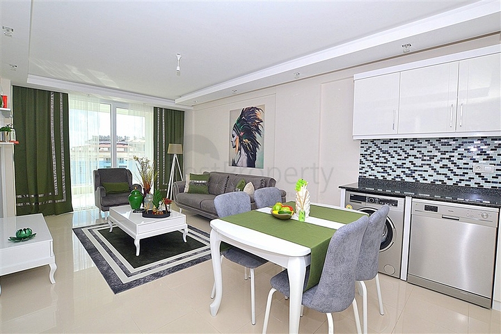 Комфортная квартира с мебелью в районе Тосмур, в Алании