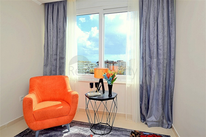 Комфортная квартира с мебелью в районе Тосмур, в Алании